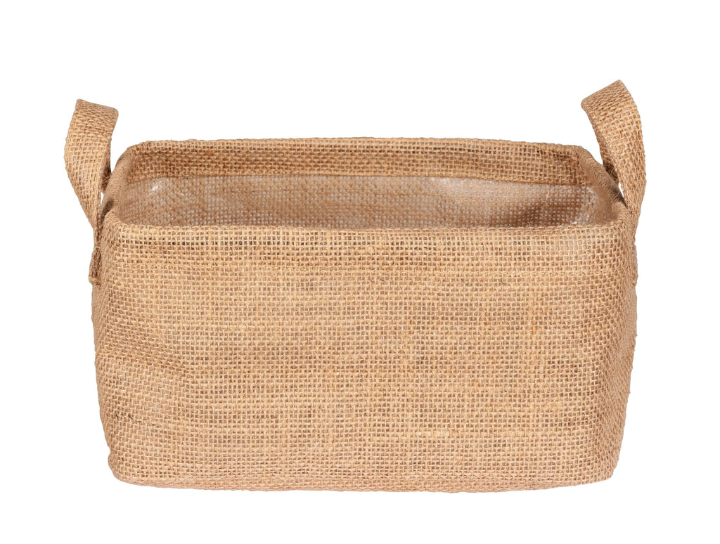 Juna M storage basket, decorative basket for neatly storing accessories such as clothes with two practical handles