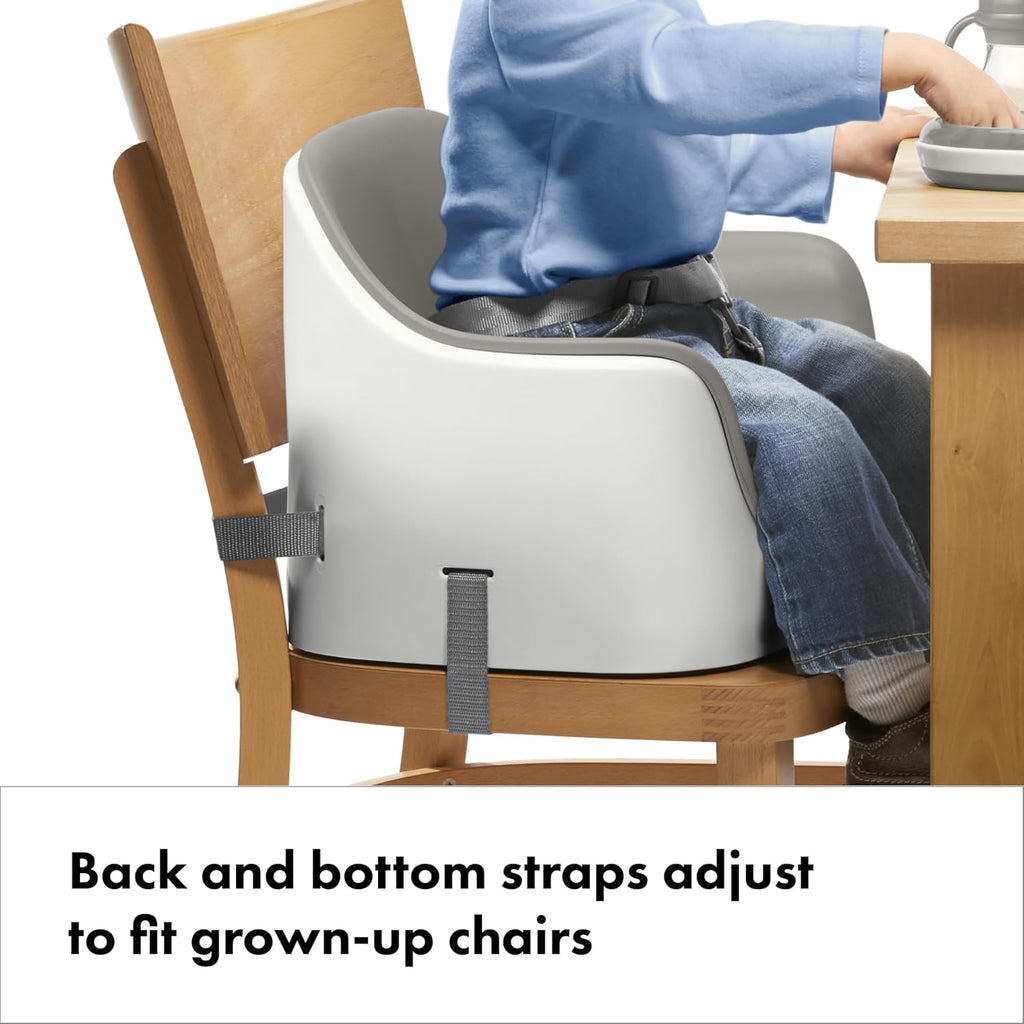 Nest Toddler Booster Seat with Removable Cushion, Gray