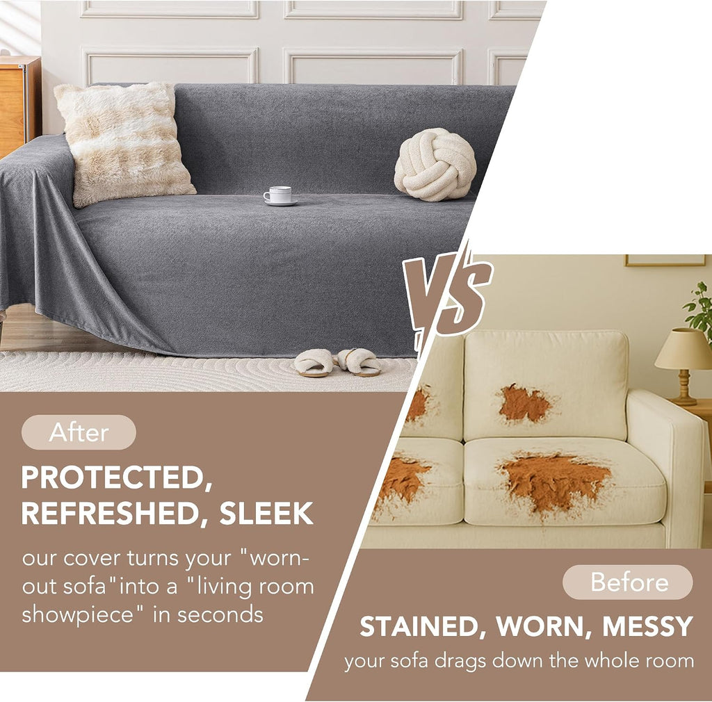 Waterproof Chair Couch Cover, Cat Scratch Single Sofa Covers