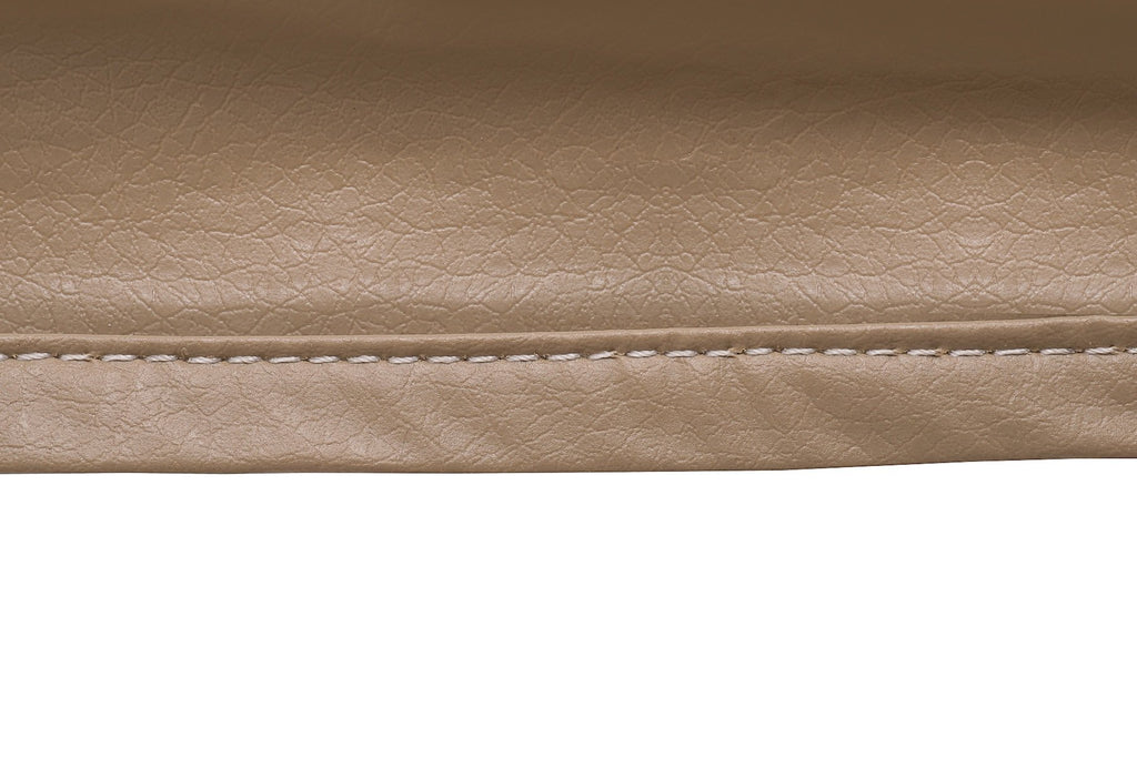 Weatherproof Patio Table and Highback Chair Set Cover, 48 Inch x 54 Inch, Round Bar Table, Tan