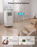 Portable Air Conditioners 12,000 BTU, 5-in-1 Portable AC Unit Up to 550 Sq.Ft.with Cool, Heat, Fan, Dehumidifier