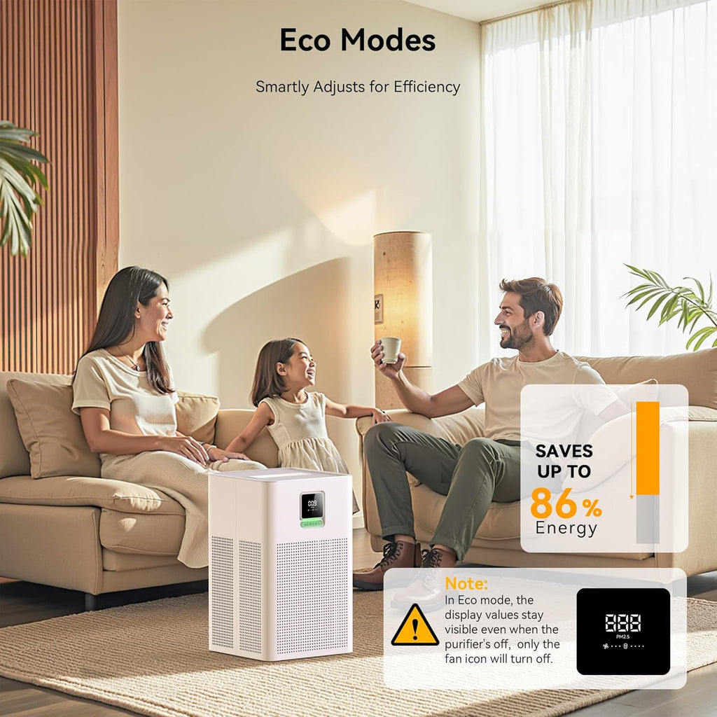 2-Pack Air Purifiers for Bedroom Double the Clean 2x Fresh Air