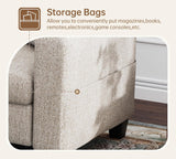Sectional Couches for Living Room - Convertible L Shaped Couch with Storage Ottoman