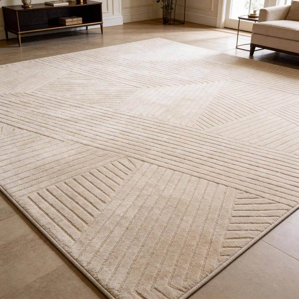 Brown Solid Color Area Rugs, Washable Rugs