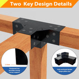 Pergola Kit with 3-Way Brackets & 4-Way Corner Brackets for  - Image 4