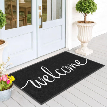 Funny Welcome Mats Outside/Inside 59"x35", Front Door Mat Outdoor Entrance, Indoor Outdoor Mats Entrance, Funny