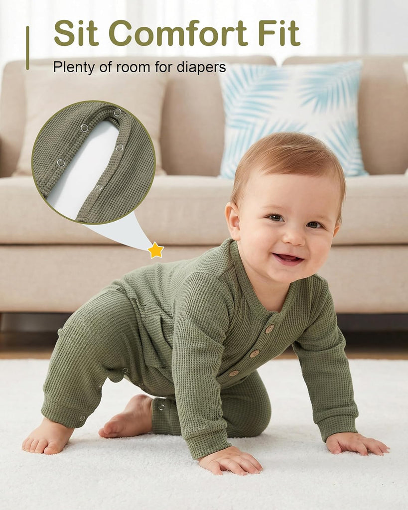 Baby Boy Rompers Long Sleeve Jumpsuit Infant Knit Outfits Clothes