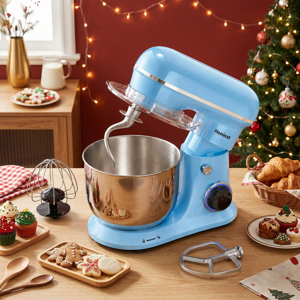 4QT Electric Stand Mixer, 10-Speed Tilt-Head Compact Kitchen Mixer