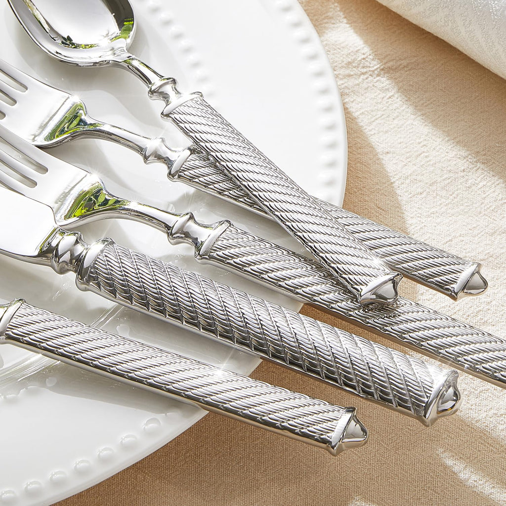 Silverware Set for 8, 40 Piece Flatware Set, 18/10 Stainless Steel