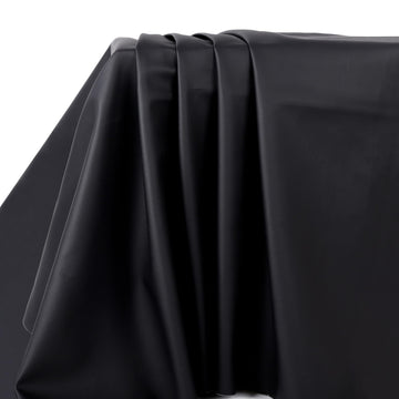 Black : 3 Yard Roll Faux Leather for Boat Seats