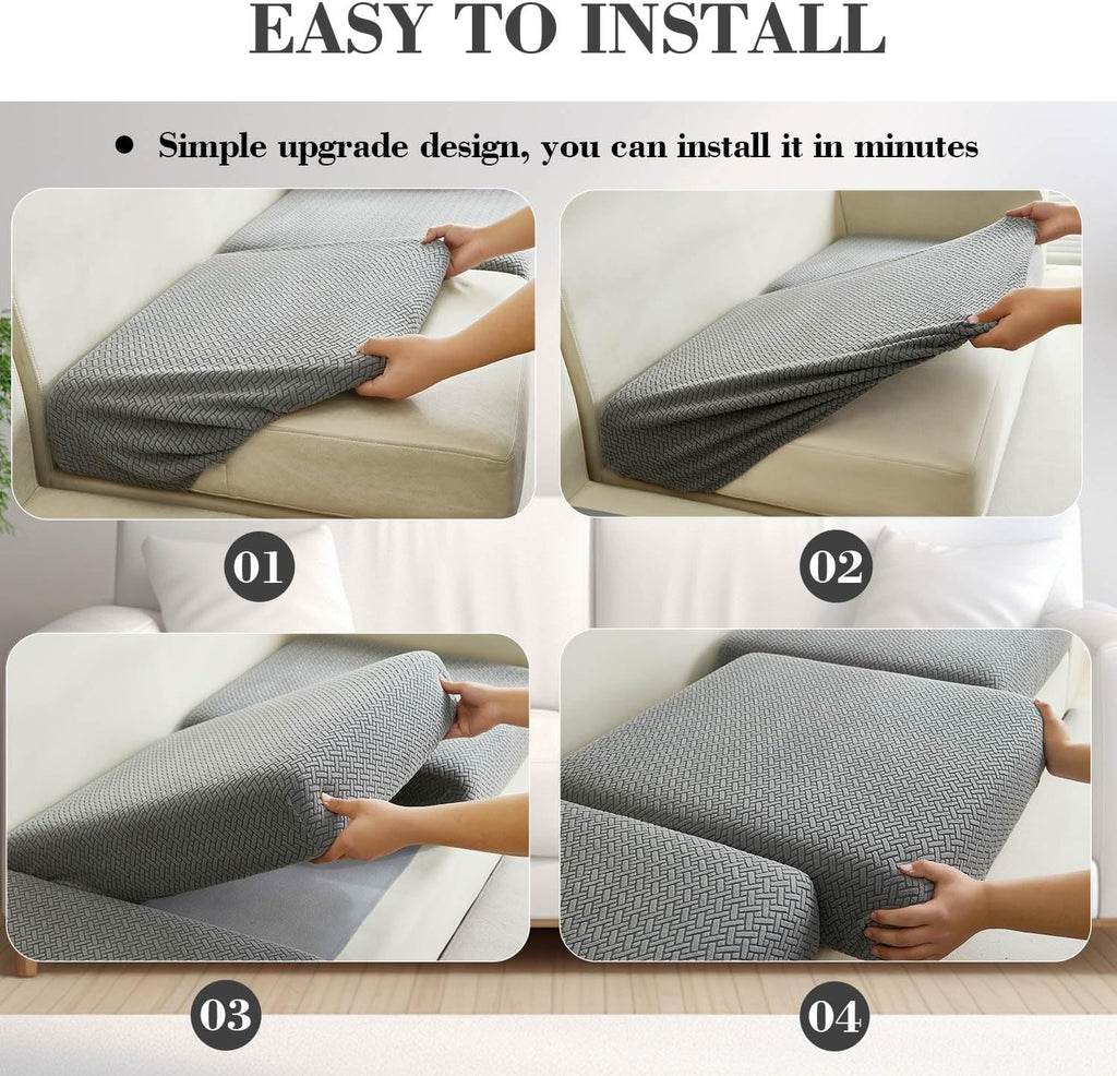 Couch Cushion Covers Sofa Covers Couch Covers for Sofa Pet Friendly Universal Sofa Covers Washable Stretch Slipcovers