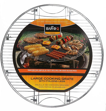 25.5 Inch Fire Pit Grate with Folding Legs, Model