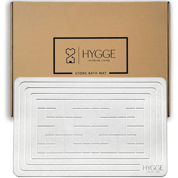 Diatomaceous Earth Stone Bath Mat - Ivory Tile
