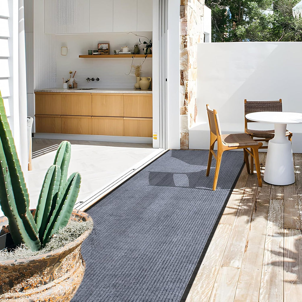 Carpet Runner, 3ft x 10ft Hallway Runner with PVC Non-Slip Backing Indoor Outdoor Floor Mat Area Rugs Balconies
