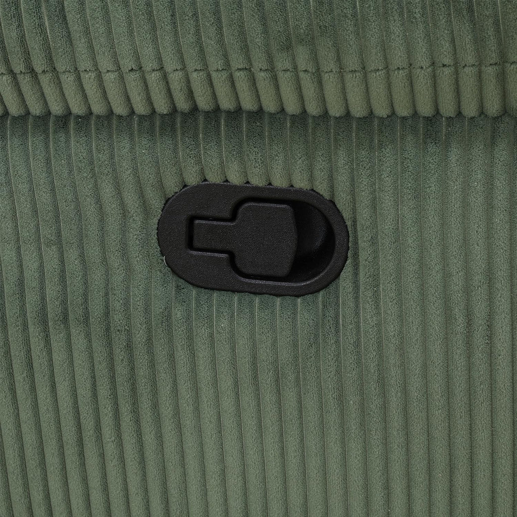 Loveseat Recliner for Reclining Living Room Furniture, Green Corduroy Reclining Loveseat Manual Breathable Fabric