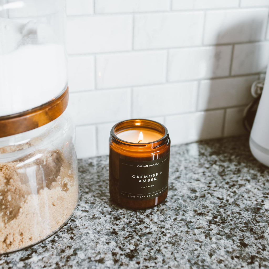 Lavender & Bergamot Scented Candle - 57 Hour Burn