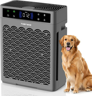 Air Purifiers for Home Large Room, Cover Up to 3000 Ft² with Air Quality Monitor and Timer, HEPA Fil