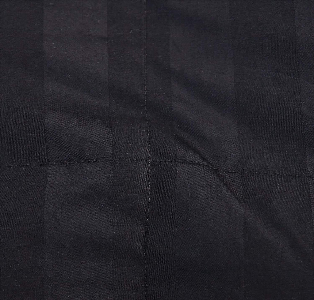 Luxurious 1200 Thread Count Siberian Goose Down Comforter, 100% Egyptian Cotton Cover, Damask Stripe, 50 Oz Fill