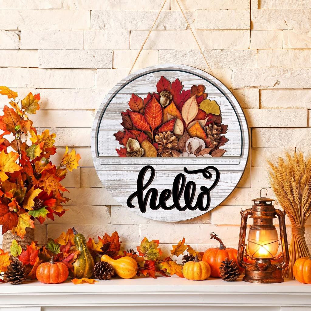 Interchangeable Welcome Sign, Lovely Color, Hello