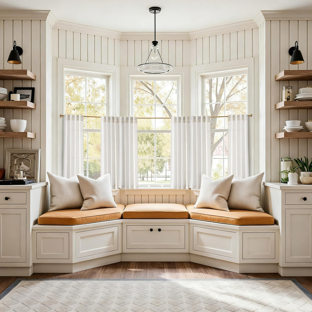 Natural Linen Cafe Curtains 30 Inch Long 2 Panels