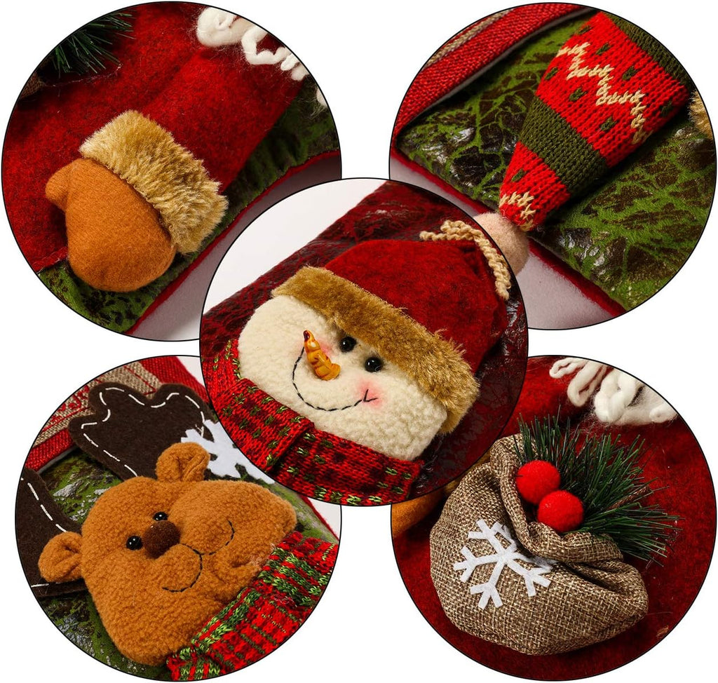 18" Classic Large Stockings - Set of 3