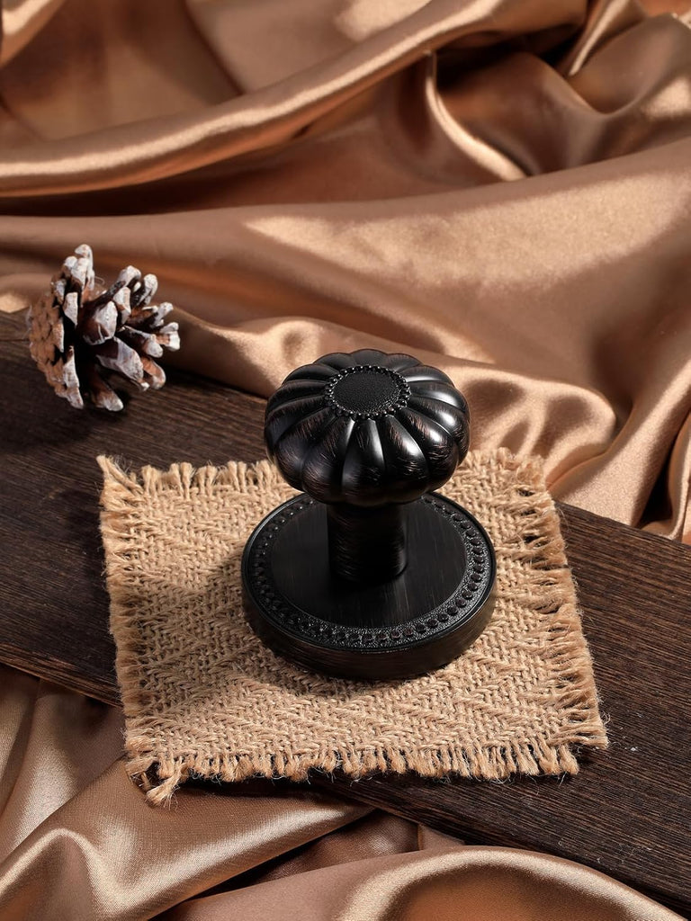 Door Knob Oil Rubbed Bronze Passage Interior 2 Pack