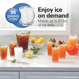 Bullet Countertop Ice Maker Machine, Makes 26 Lbs/Day, 9 Cubes Every 6 Minutes, Self-Clean Function , Makes 2 Sizes