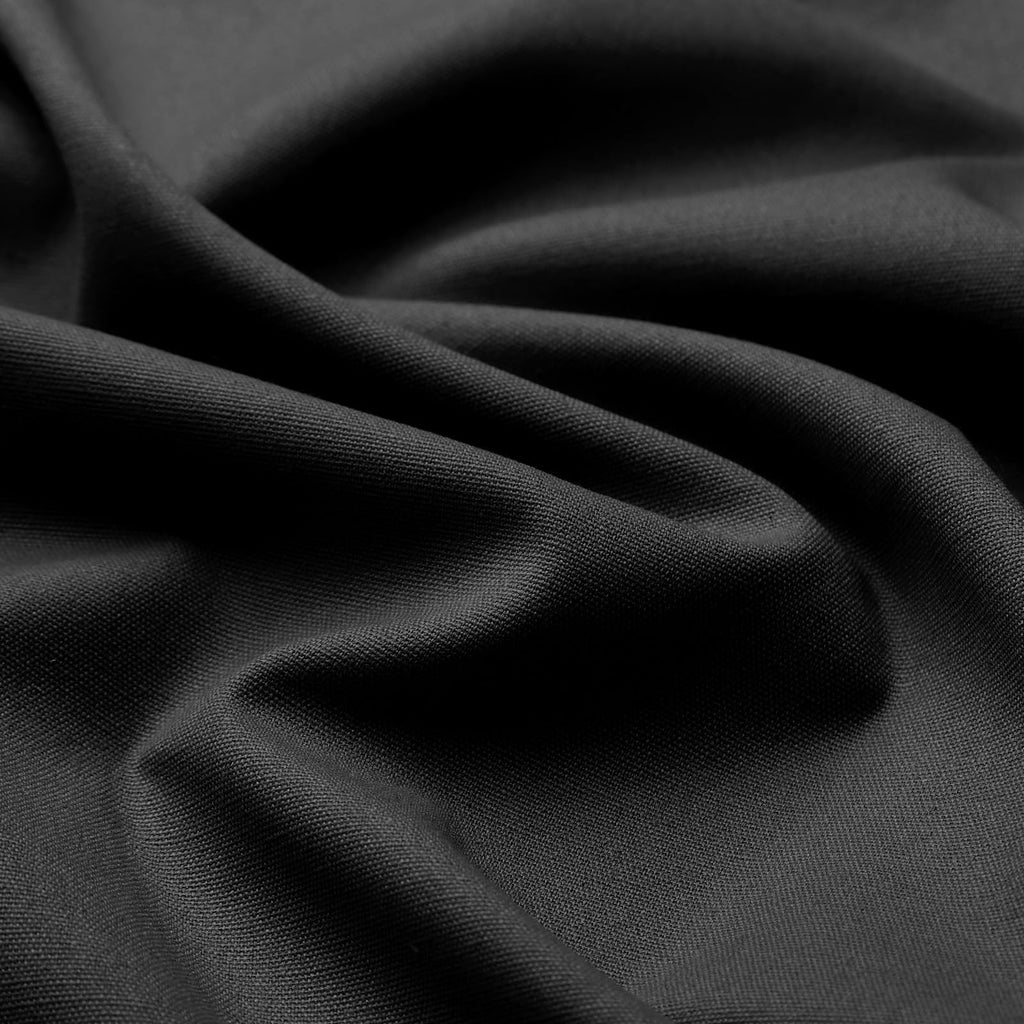 Canvas Fabric by the Yard - 200g/m2, 59 Inch Wide, 1 Yard, Black