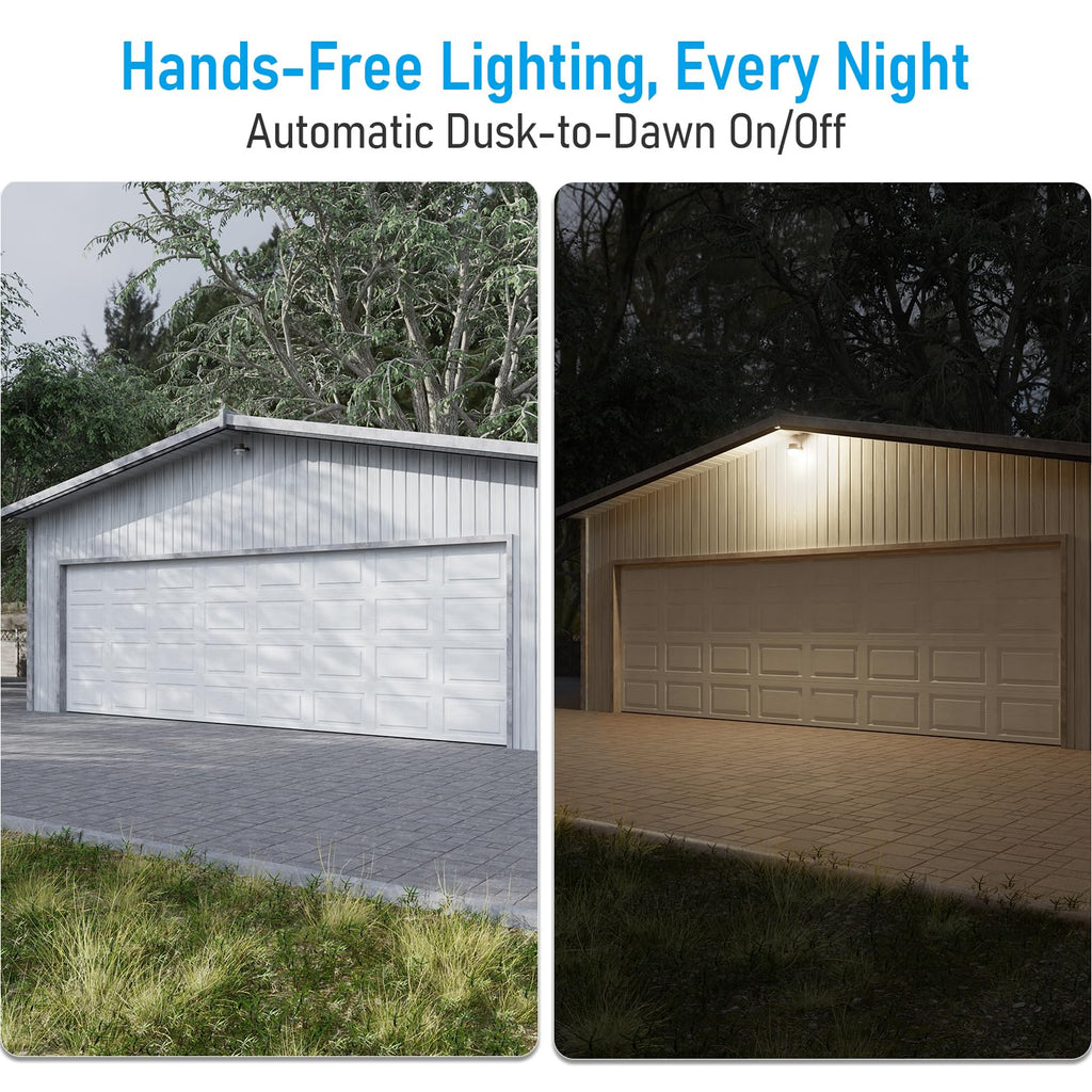 LED Barn Light Dusk to Dawn Area Lights Aluminum 3000K Bronze