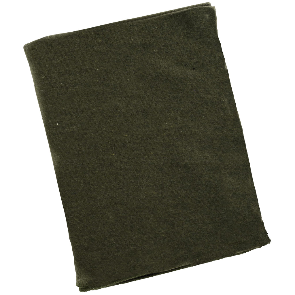 Wool Outdoor Blanket, Olive Drab (62" x 80")