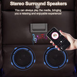 Power Loveseat Recliner Sofa with Massage & Heat Home Theater Seating with Console RV Recliner Loveseat Sofa