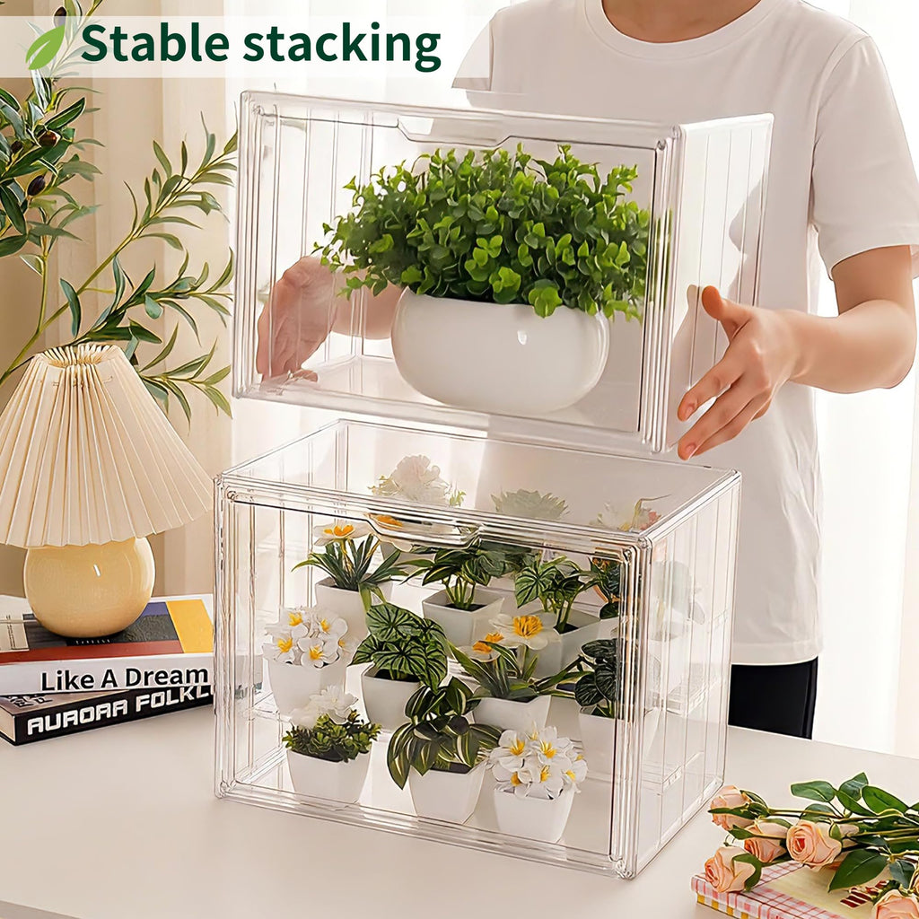 Mini Greenhouse Indoor with Magnetic Door, M-4tier-1pcs