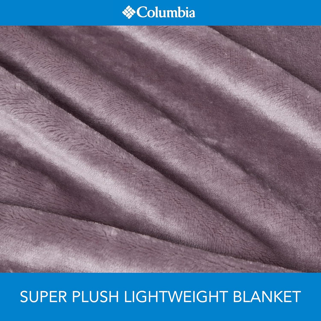 50" x 60" Super Plush Lightweight Throw Blanket - Outdoor Essentials for Camping, Picnics, and Adventures, Soft and
