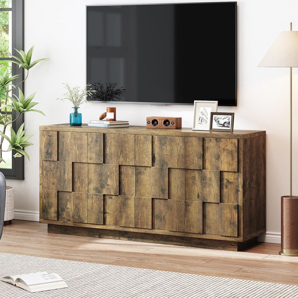 60" Sideboard Buffet Cabinet with Storage