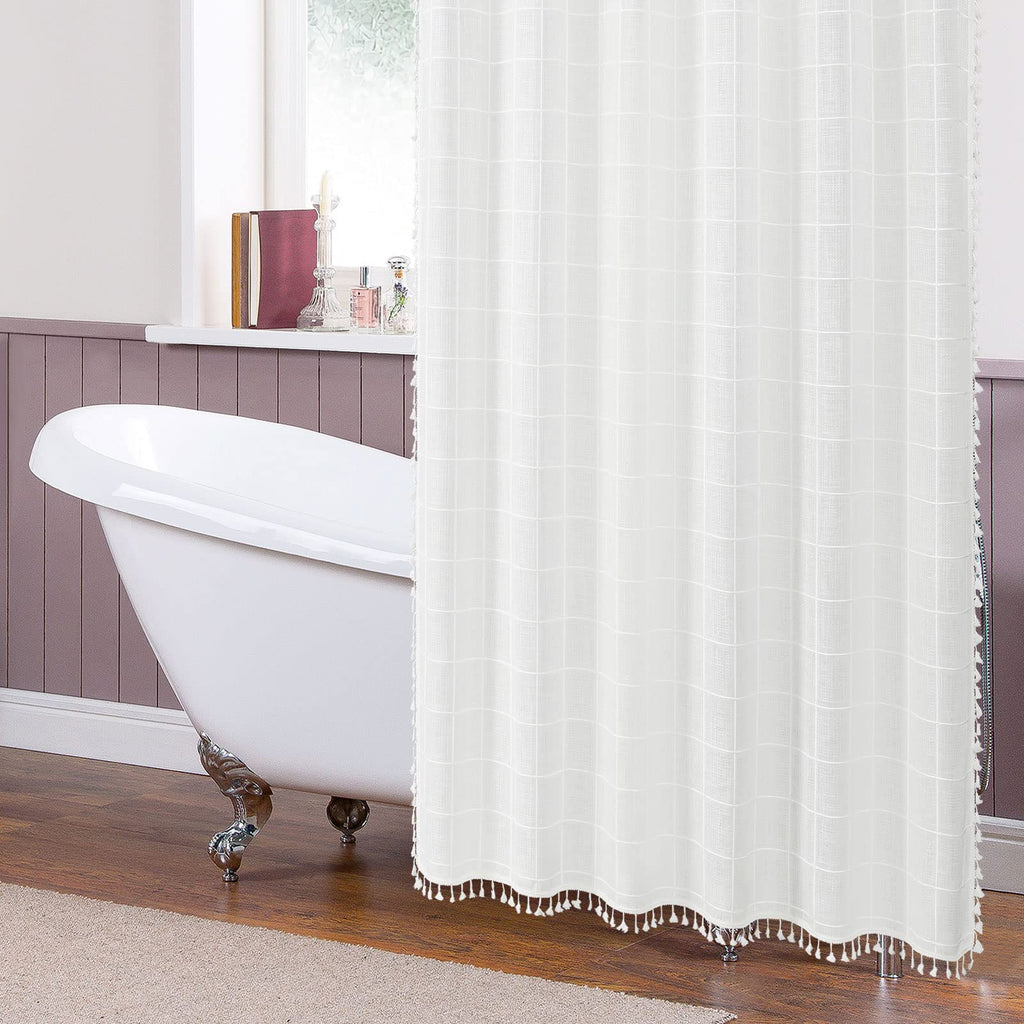 Small Stall Boho Farmhouse Shower Curtain 36x72