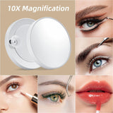 Vanity Mirror with Lights,13.1"×16.7"LED Makeup Mirror,Lighted Makeup Mirror with Lights, Smart Touch Control Dimmable