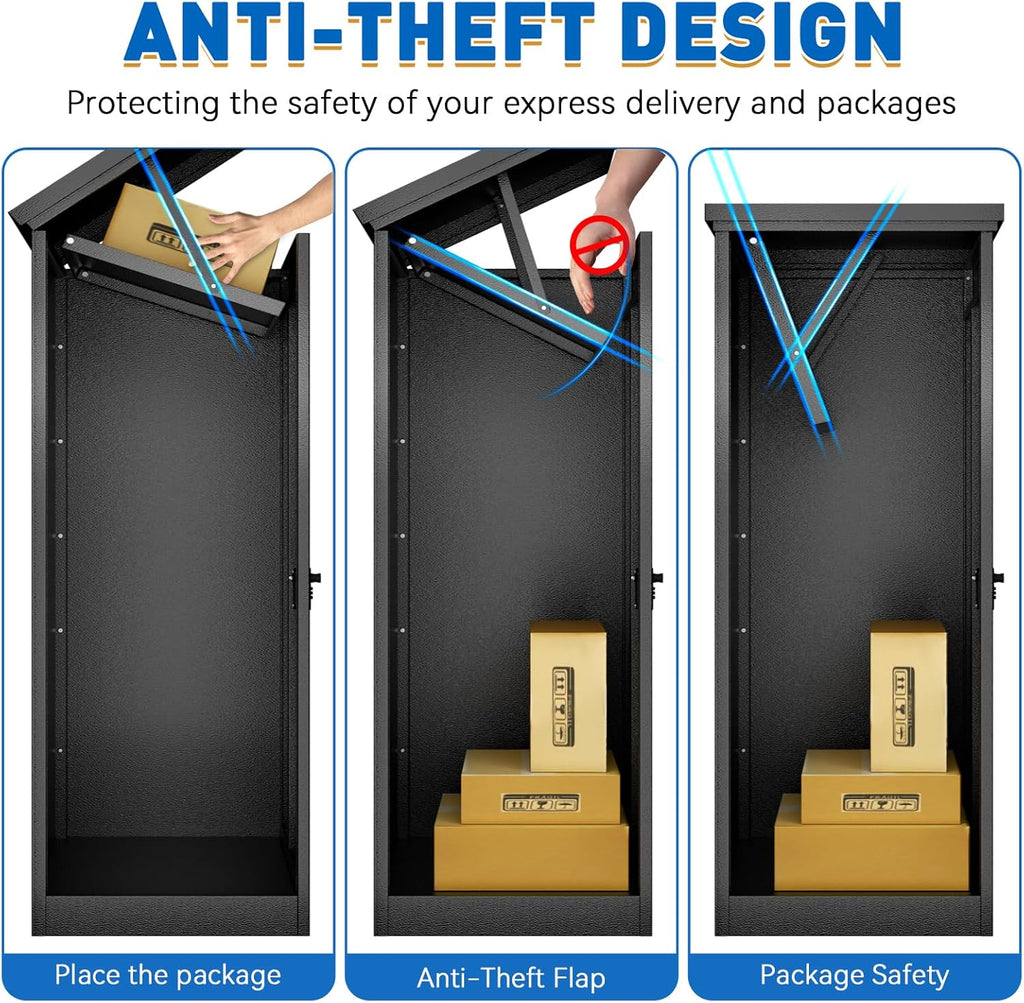 Package Delivery Boxes Drop Box with Combination Lock