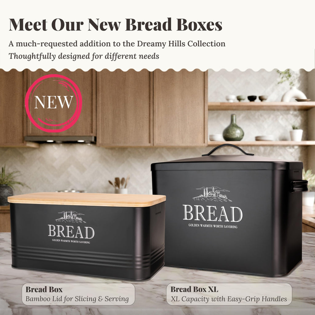 5-Piece Farmhouse Kitchen Canister Sets Counter