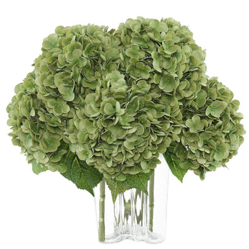 3pcs Lifelike Real Touch Artificial, Lime Green