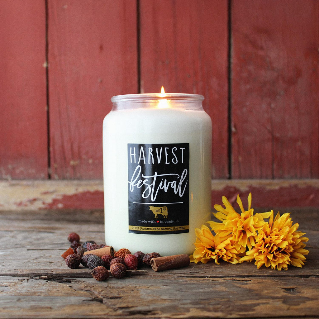 Soy Scented Candles, Harvest Festival, 26 Oz