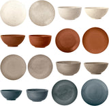 Siterra Painter's Palette 16-Piece Stoneware Dinnerware Set