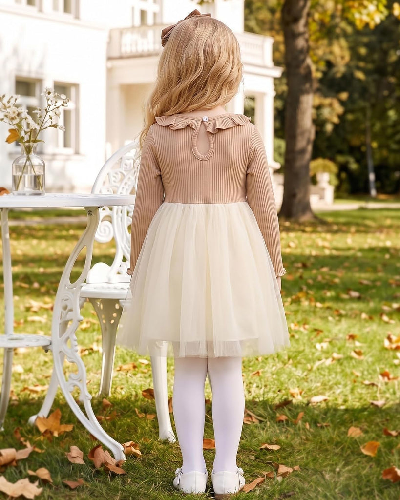 Baby Toddler Girl Clothes Long Sleeve Fall Winter Princess Fairy Tutu Dress
