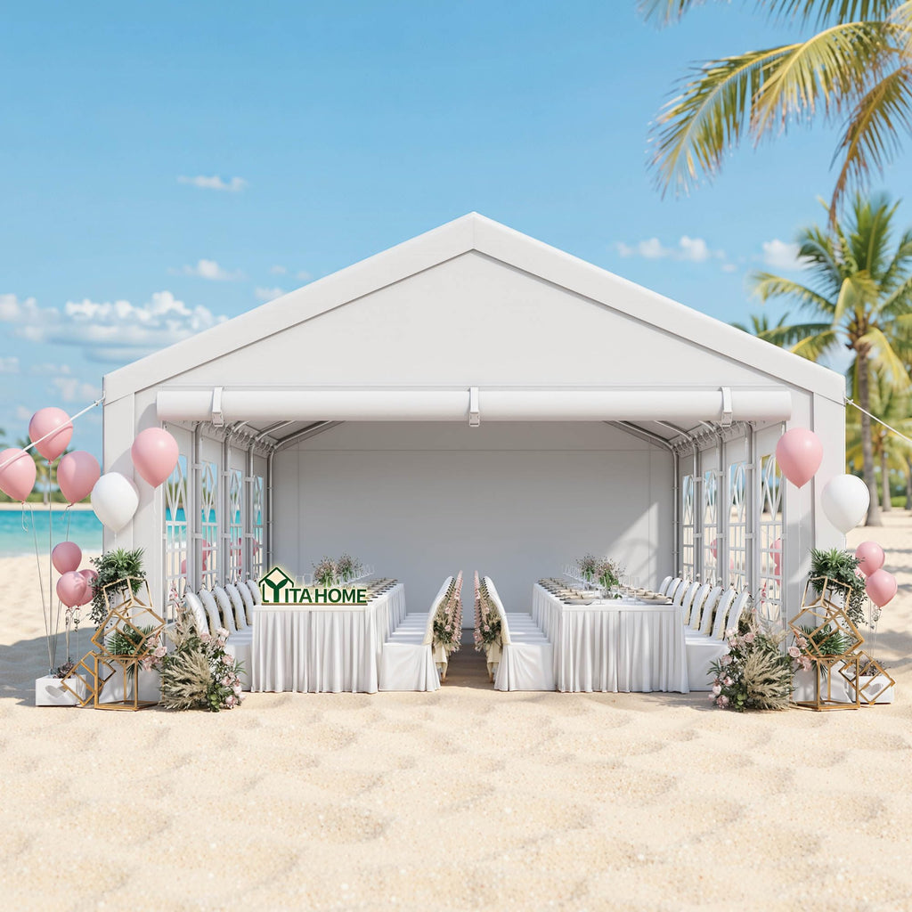 16x32FT Party Tent Heavy Duty PVC Wedding Event Shelters
