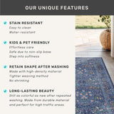 Vintage Dark Blue 3x5 Area Rugs
