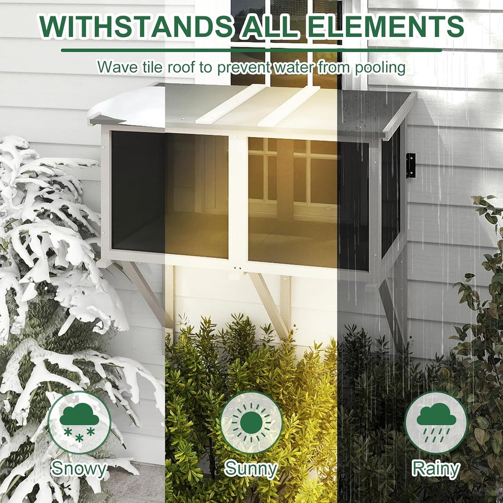 Cat Catio, Expandable Window Box Enclosure for Indoor Cats