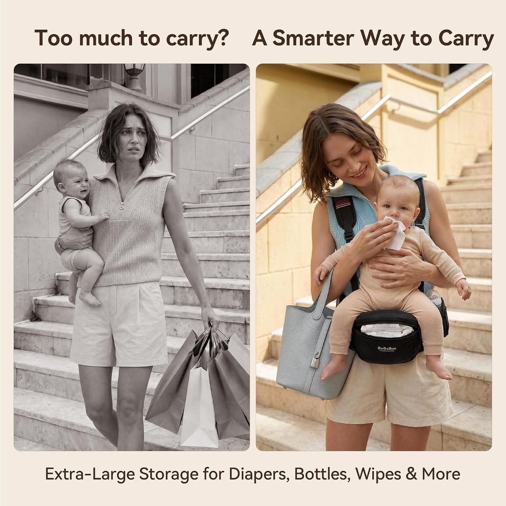 Hip Seat Carrier, Forward Facing Ergonomic Carrier for Infant