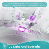 T38 Artistic Smart Toilet, Bidet Toilet with Powerful Flush, Auto Open/Close Lid, Instant Warm Water