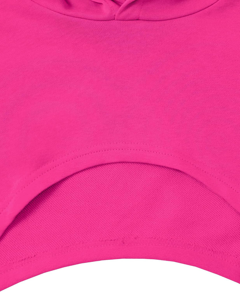 Super Cropped Hoodie Pullover Long Sleeve Tops
