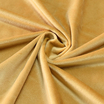 Mustard Yellow Minky Fabric, Super Soft Short Pile Plush, 2 Yards
