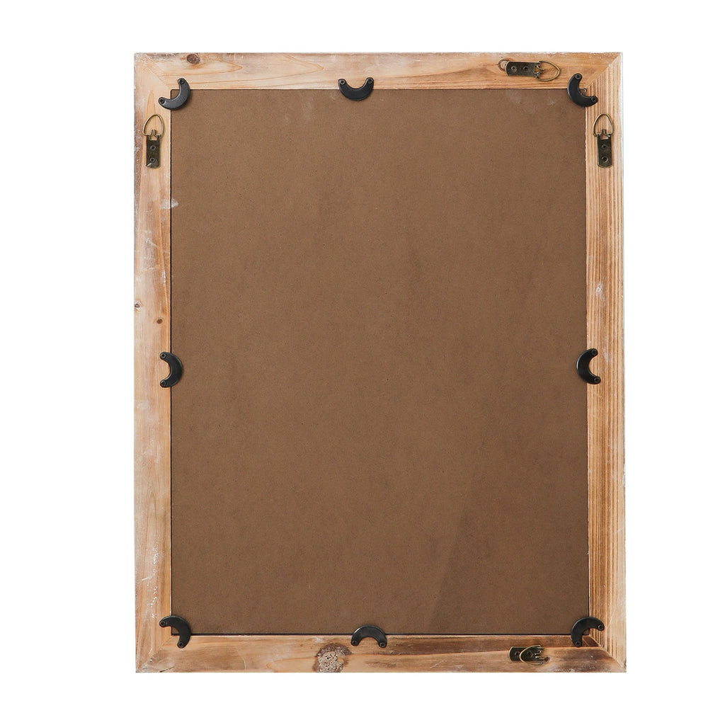 Farmhouse Window Pane Mirror, Washed White, 18 X 23 Inch